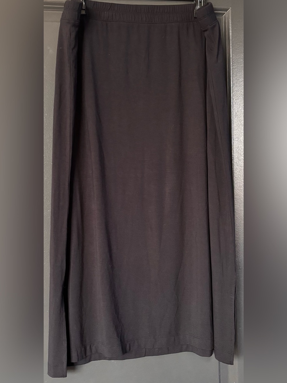 Essentials Black Long-Sleeve Tee Top